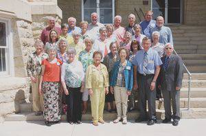 The “Golden Thresher” Class of 1964 at last year’s Alumni Weekend