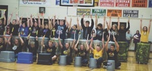 Brad Shores’ Trash Cats perform at a home basketball game for Haven High School this past school year.